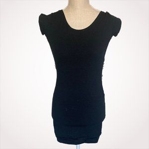 Women's Quontum Black & Silver Top